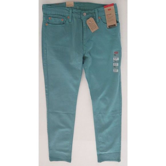 Levi's 511 Men's Sz 30x32 Teal Slim Fit Eco Ease Jean Pants - Picture 1 of 5